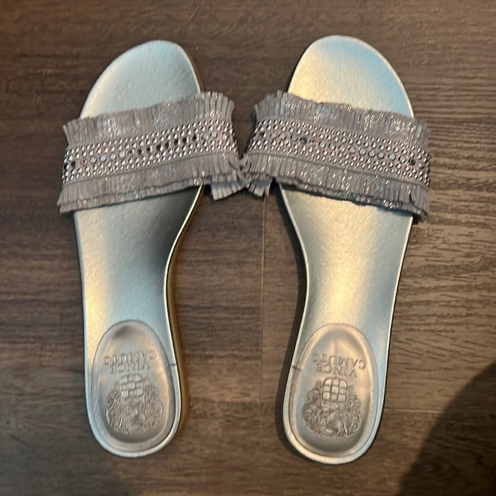 Vince Camuto Rhinestone Slides